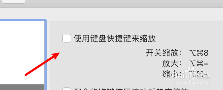 mac怎么启用键盘快捷键做缩放？