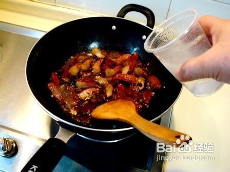 杭椒豆豉炒腊味