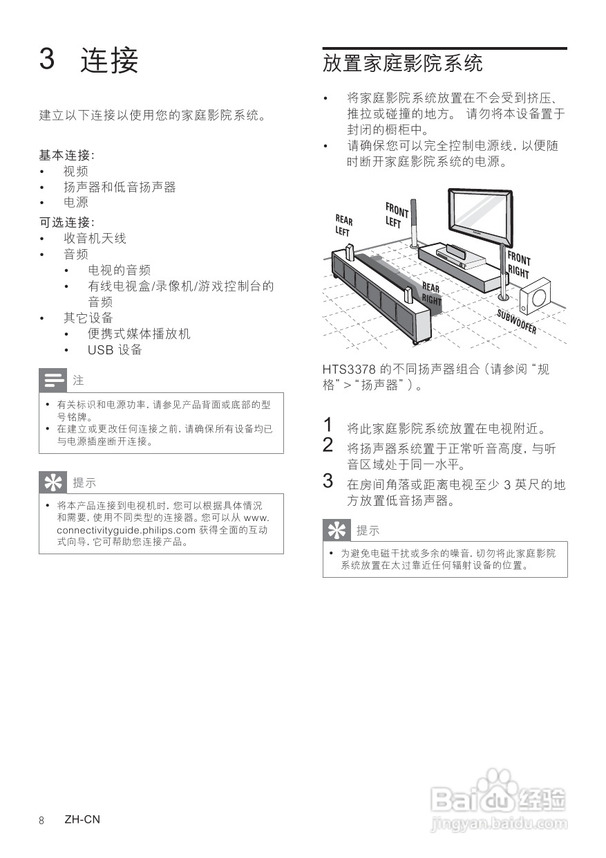 PHILIPS HTS3378家庭影院用户手册:[1]