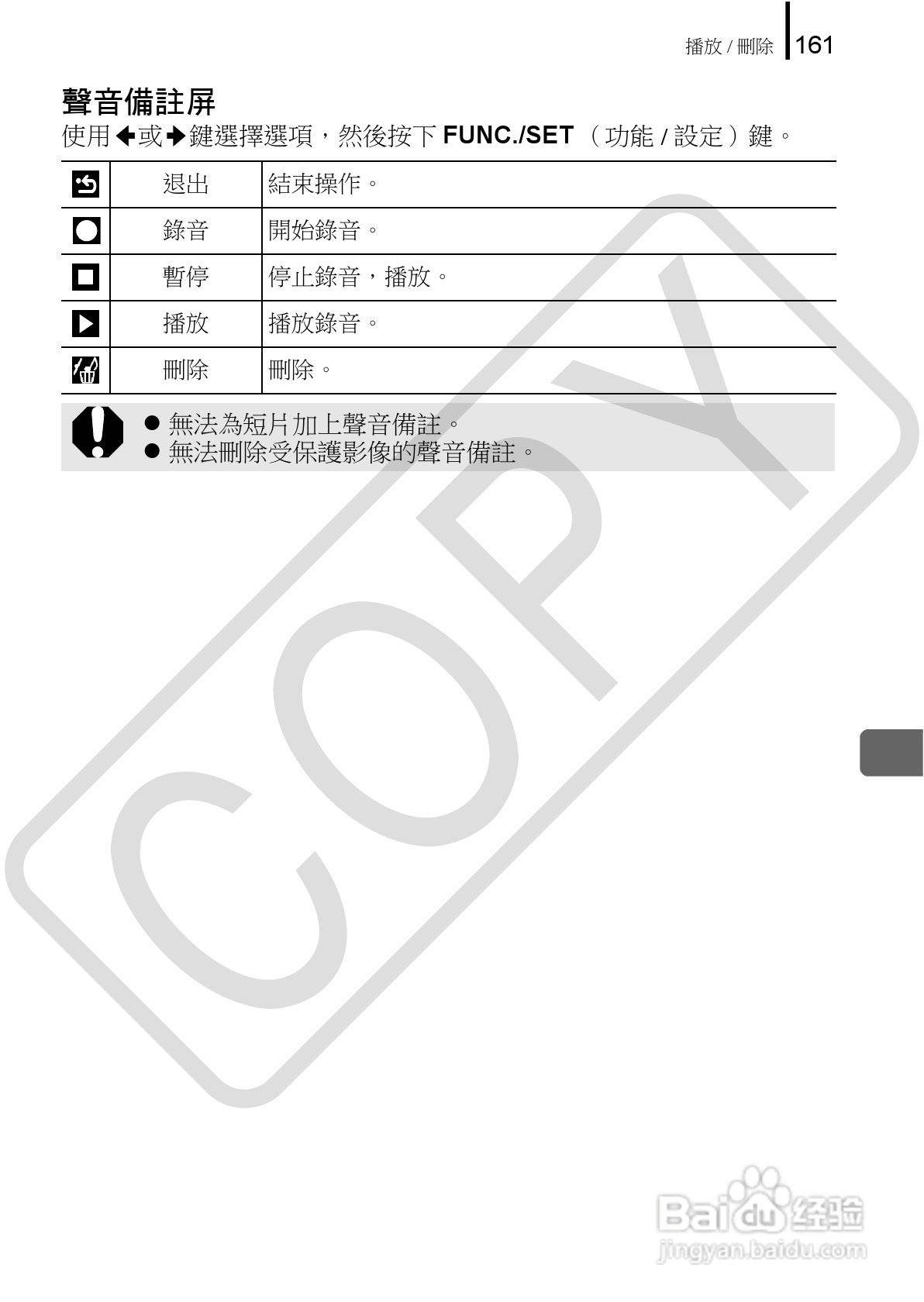 Canon 960IS 数码相机使用说明书:[17]