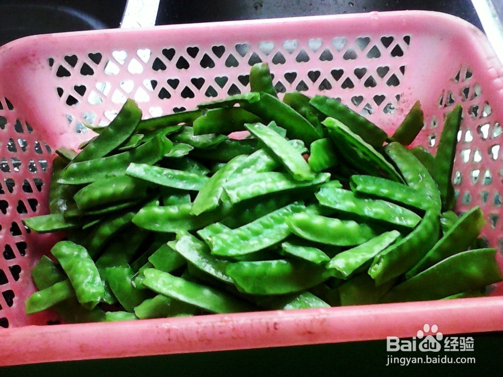 肉丁爆炒荷兰豆