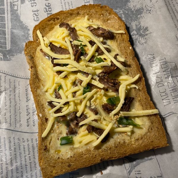 葱香芝士蛋吐司