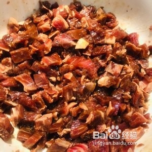 孜然牛肉粒制作过程