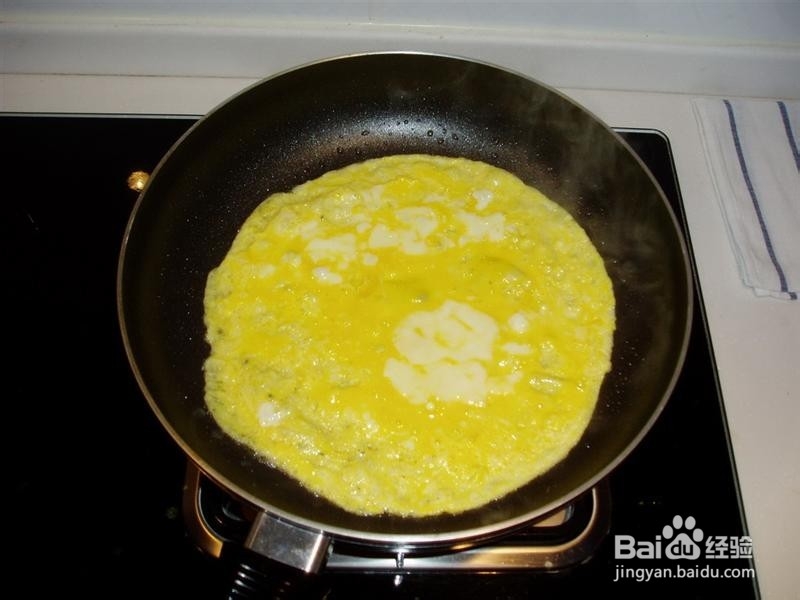 蛋包饭过程自己做简单的食物