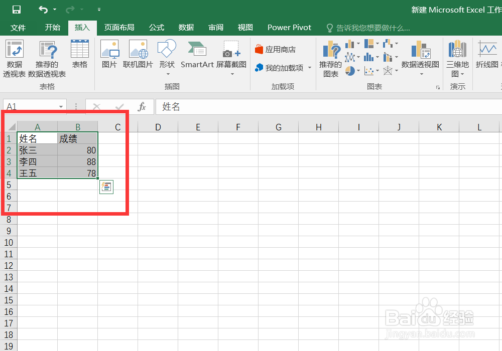 excel表格数据怎么变成雷达图
