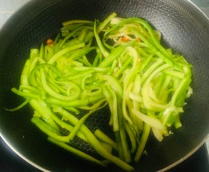 小炒西葫芦的制作方法