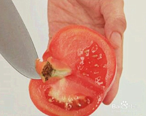 西红柿去除根蒂的正确方法