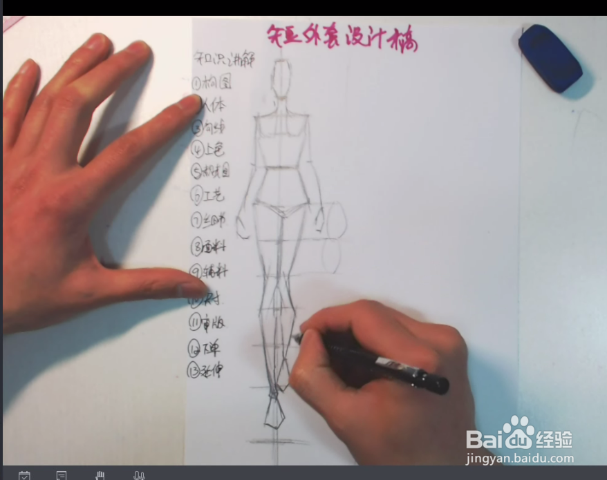 服装设计教程效果图绘制流程