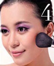 教您化妆之清新熟女紫妆容