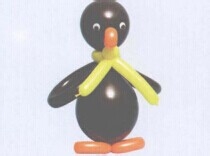 魔法气球造型系列之气球小企鹅