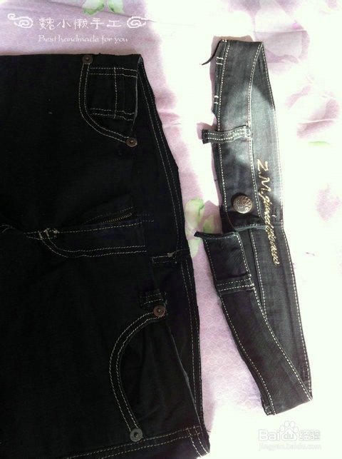 【魏小懒手工】——如何自己改造孕妇裤~~