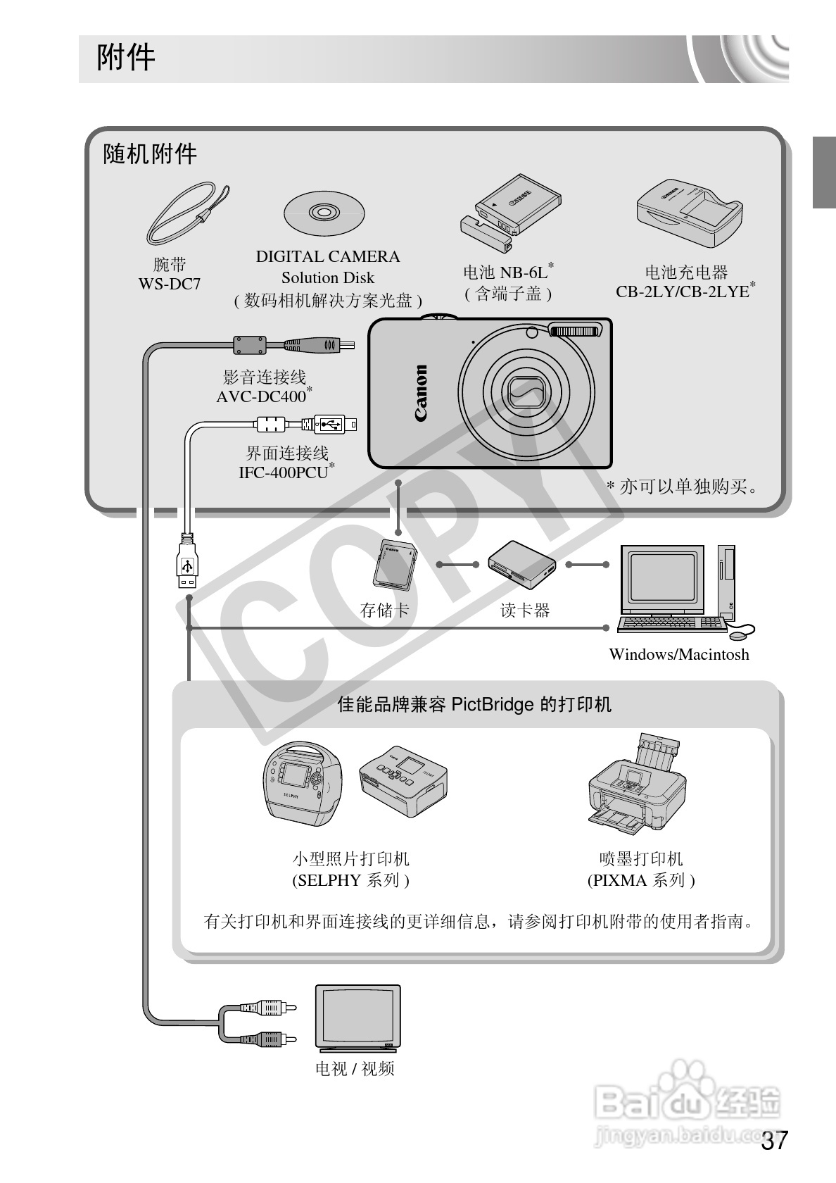 佳能IXUS105相机使用说明书:[4]