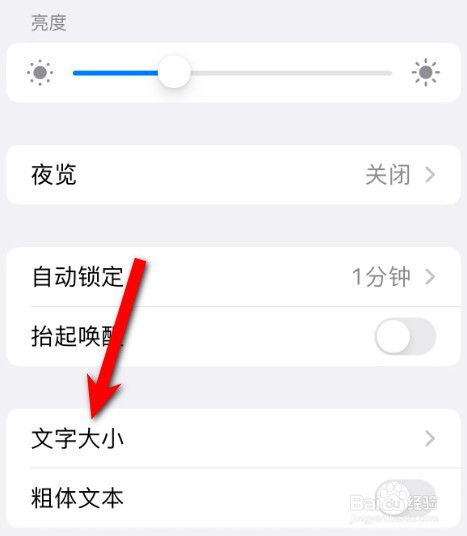 苹果14文字大小功能如何设置
