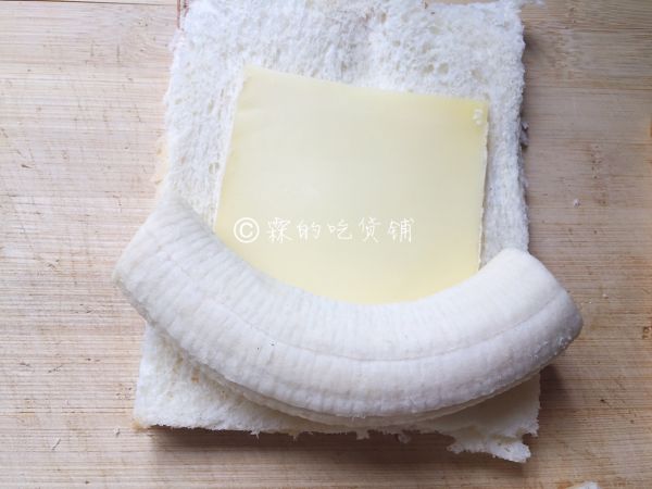 香蕉芝士吐司卷