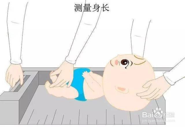怎么给婴儿量身高图示