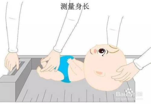 怎么给婴儿量身高图示