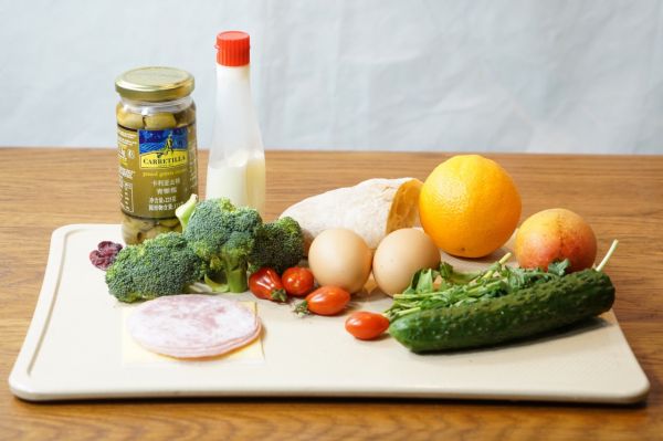 魔鬼蛋配西兰花沙拉