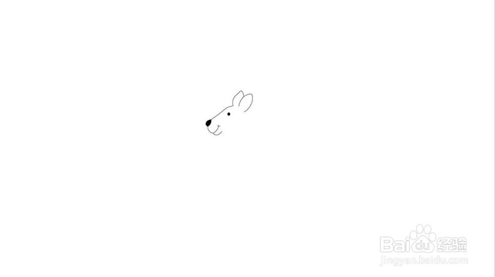 袋鼠简笔画教程