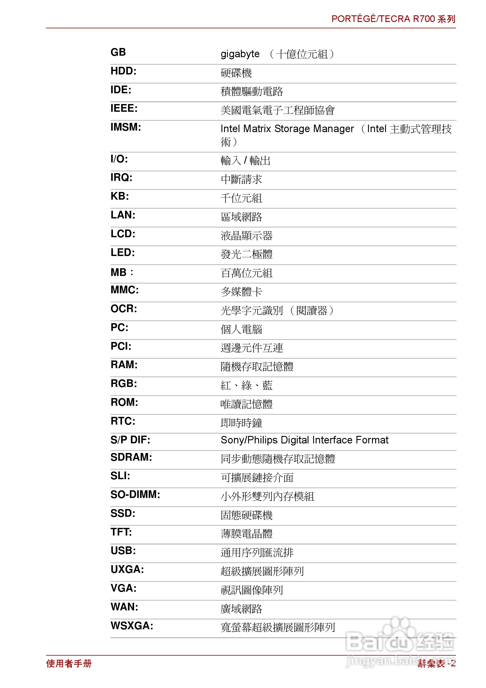 东芝PORTEGE R700笔记本电脑使用说明书:[18]