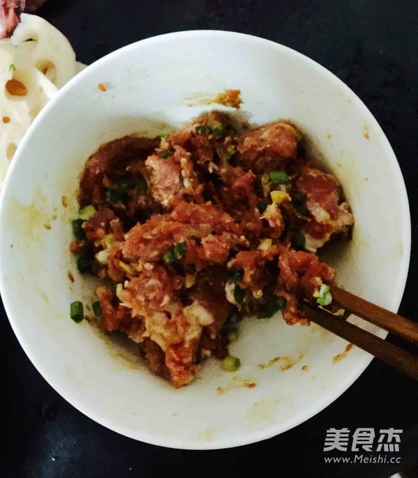 酥炸藕盒的做法