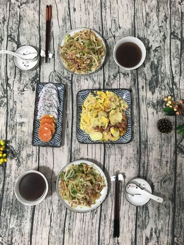 火腿鸡蛋煎土豆