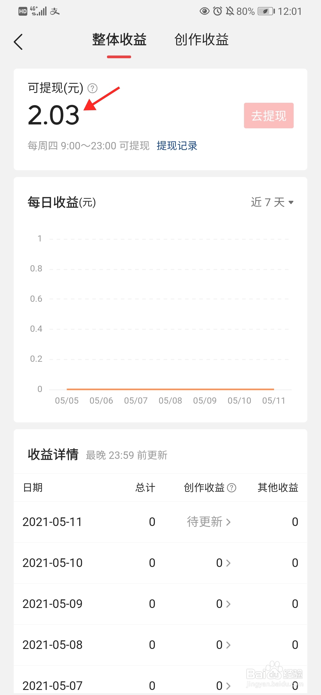 怎么查看今日头条的收益