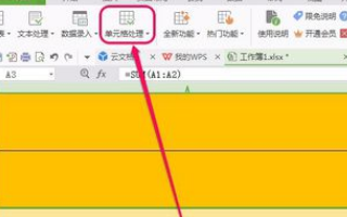 WPS表格怎么自动运算单元格内的公式！