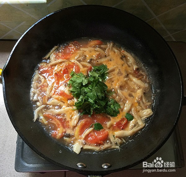 海鲜菇煮狭鳕鱼柳