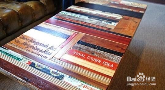 废弃物DIY桌子 让室内别有一番风味！