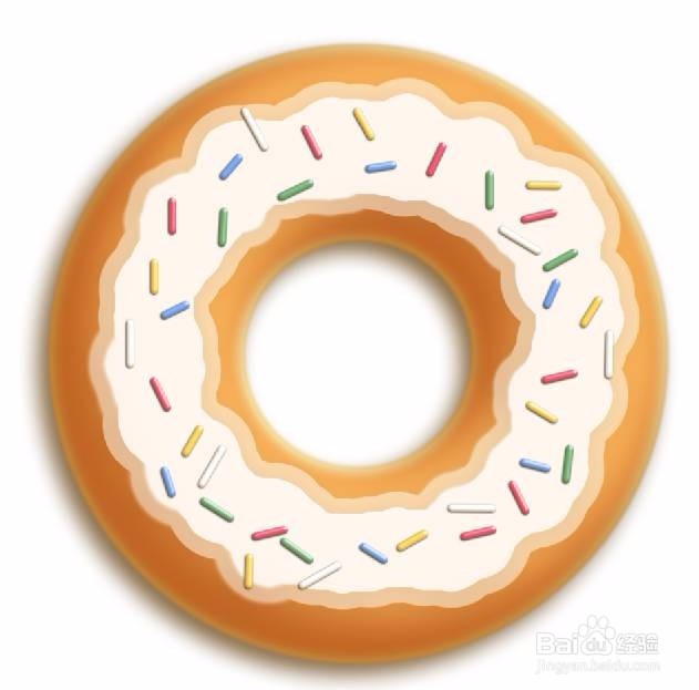 PS如何做甜甜圈