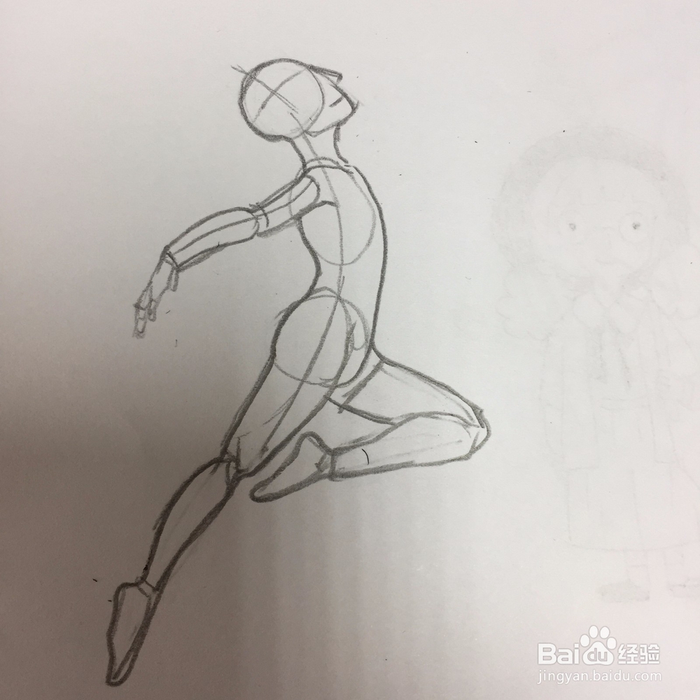 手绘跳舞的人物形体的练习方法