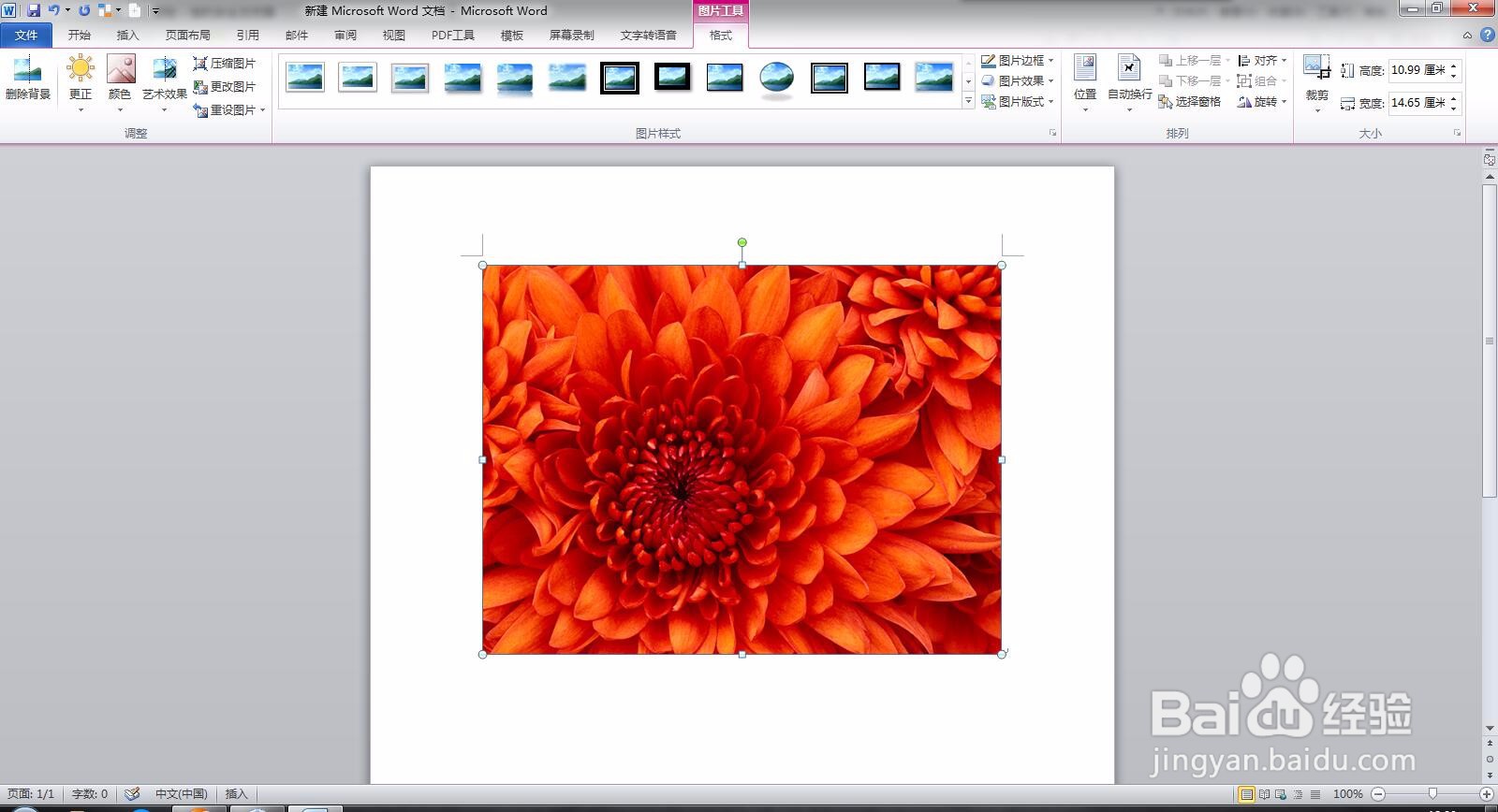Microsoft Word 文档如何插入图片