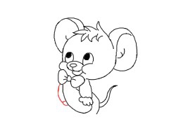 猫和老鼠杰瑞怎么画