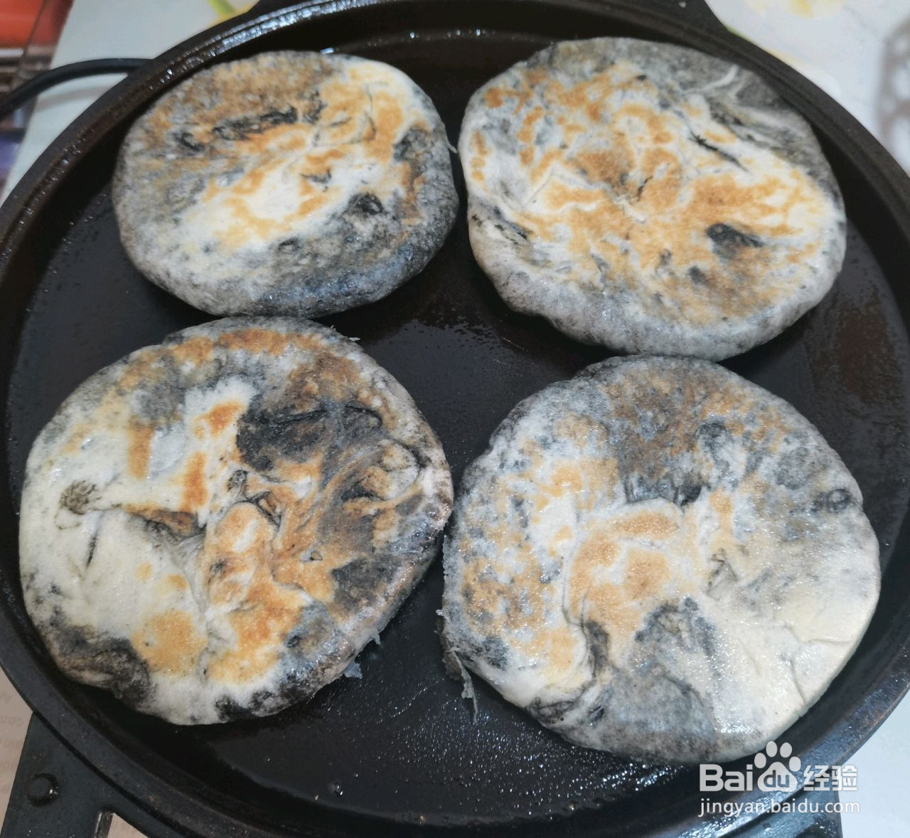 酥香可口的黑芝麻酱烧饼的做法