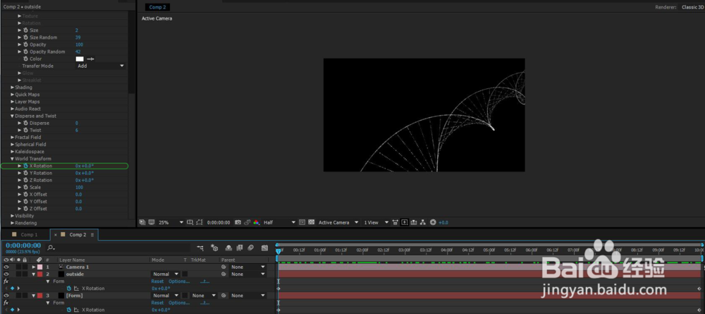 Double Helix DNA in AE