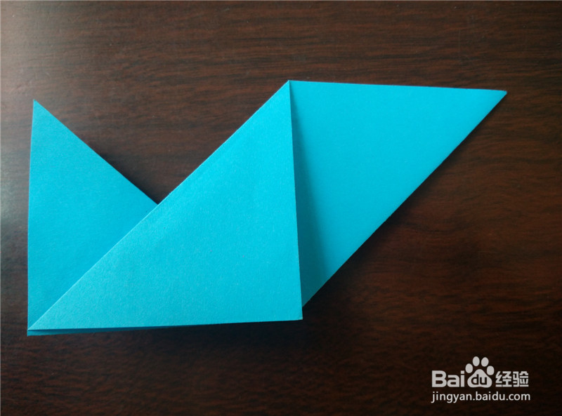 小鸟折纸的做法