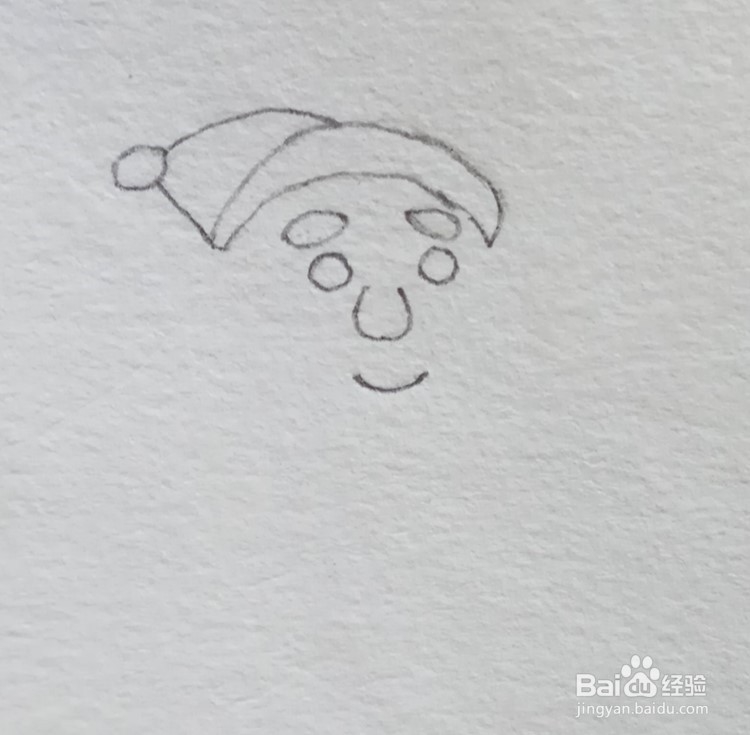 圣诞老人的简单画法 用简笔画怎么画圣诞老人