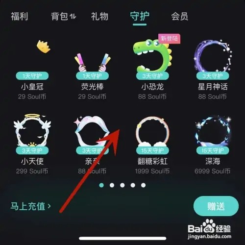 Soul如何购买新的守护挂件