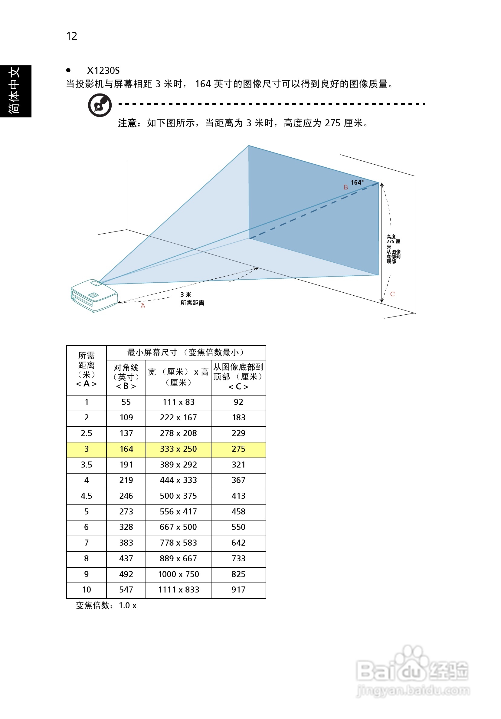 宏基X1130投影机使用说明书:[3]