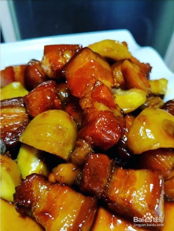 鲜香板栗红烧肉