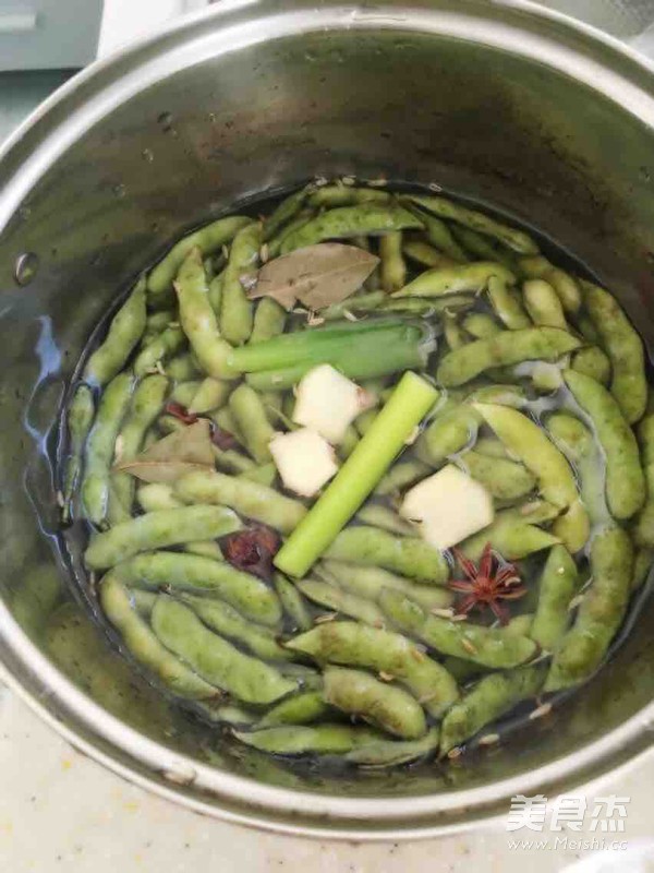 五香毛豆的做法