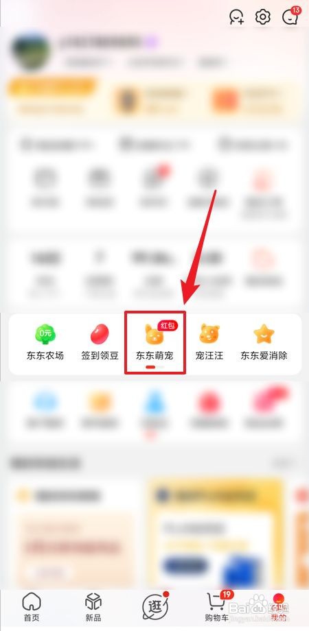 在京东APP如何进入东东萌宠