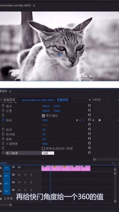 教你pr制作缩放卡点效果