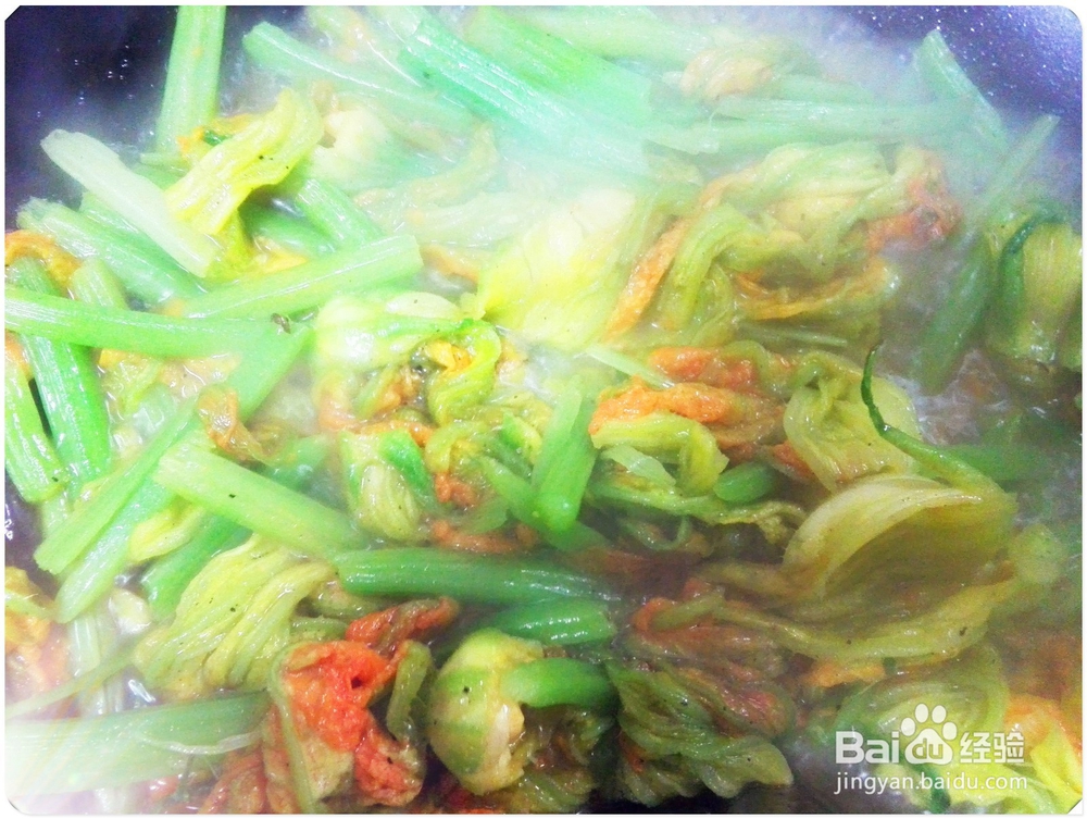 家常菜&清炒南瓜花的做法