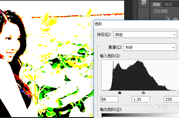 Photoshop 在阈值模式下调整照片的清晰度
