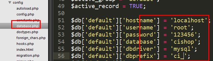 商城后台部署-CI框架
