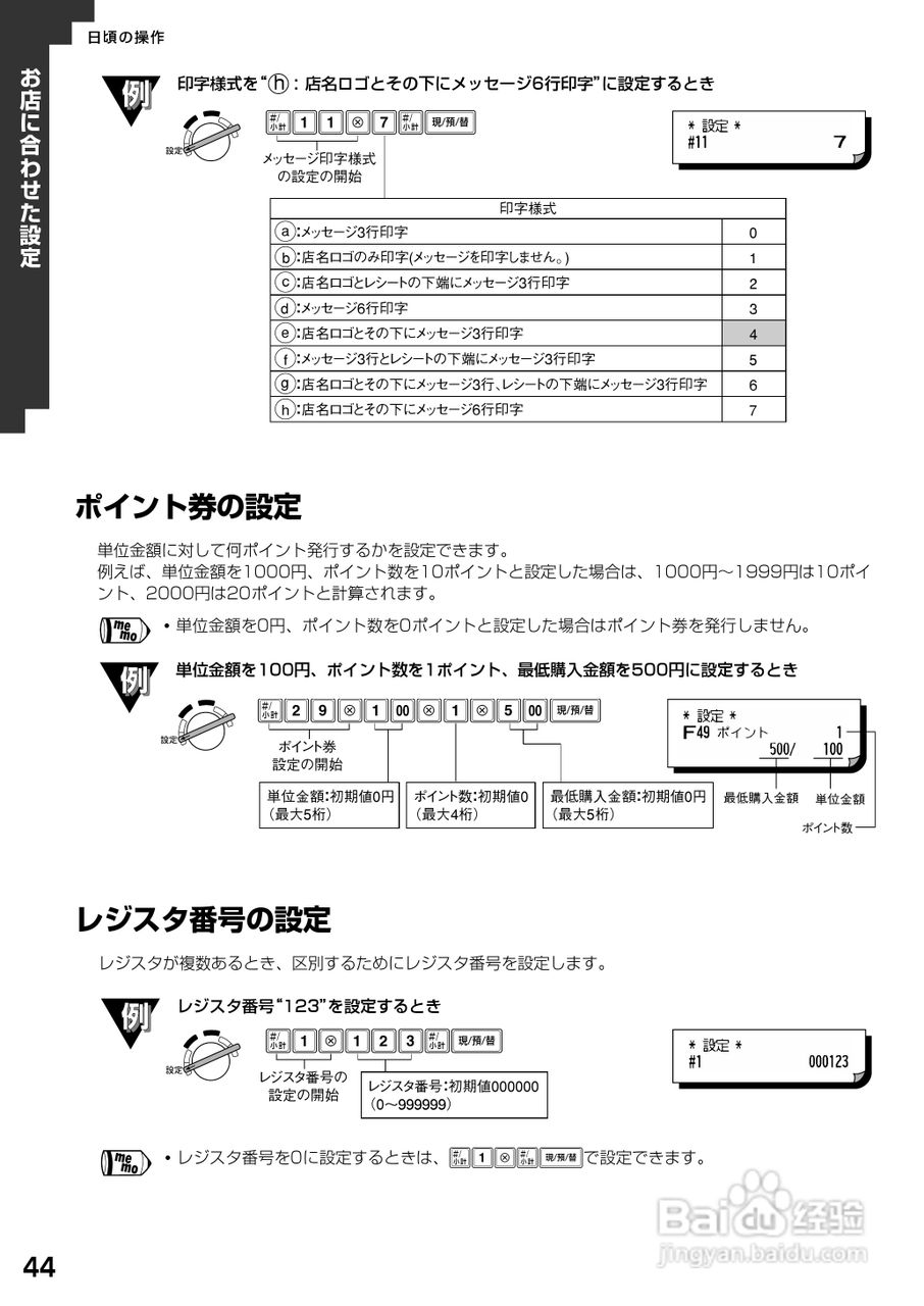 SHARP XE-A20收银机说明书:[5]