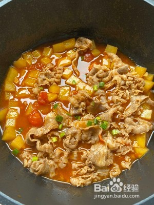番茄土豆肥牛汤