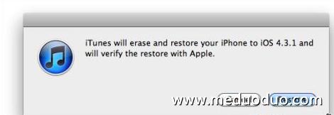 保持基带升级iPhone4固件到iOS4.3.1甚至更高