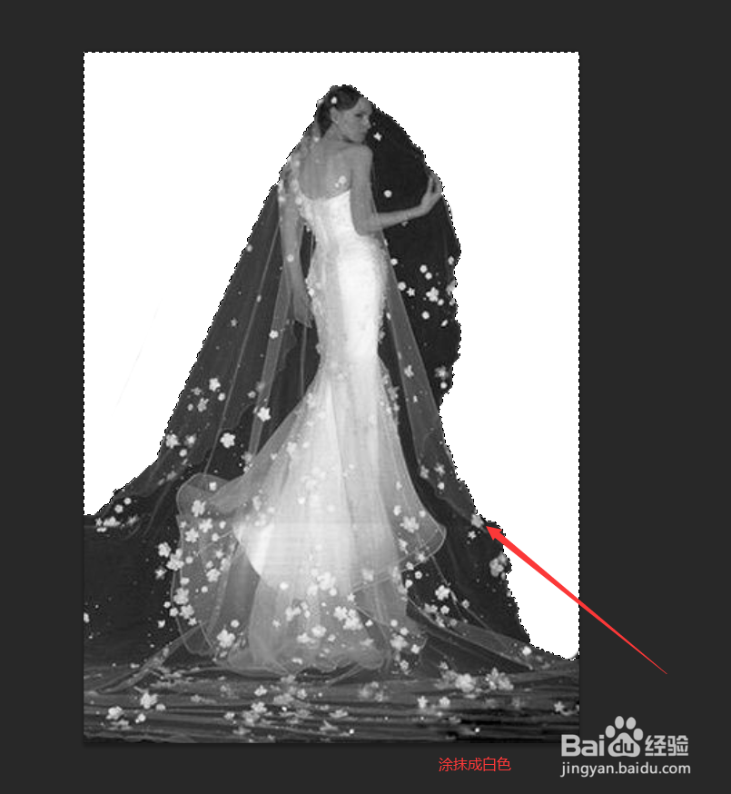 photoshop如何使用通道抠人物婚纱（一）